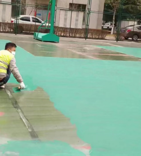 丰都球场地面翻新